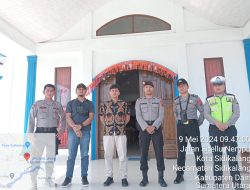 Berikan Rasa Aman Dan Nyaman, Polres Dairi Amankan Ibadah Kebaktian Isa Al-Masih