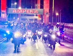 Ratusan Anggota Klub Motor ‘Terpanggil’ Ikut Patroli Bersama Kapolda Sumsel Jaga Kamtibmas dikota Palembang