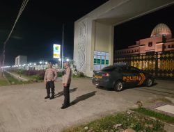Kerap Dijadikan Lokasi Balap Liar, Polres Loteng Gencar Patroli Ke Depan Kantor Bupati.