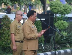 Roadshow Lakukan Apel Bersama, Pj Sekda Monitoring Langsung Kinerja Perangkat Daerah