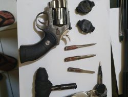 Polsek Kemang Berhasil Mengamankan Pelaku Pencurian Kendaraan Bermotor Dengan Menakuti Korbanya Dengan Senjata Pistol Maenan