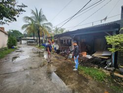 Polsek Cileungsi Tindak Lanjutti Cek TKP Terkait Video Viral Terkait Adanya Tindak Pidana Pencurian Mobil Pick UP