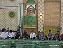 Danramil 05/Pemangkat Hadiri Pelepasan Jamaah Haji Lima Kecamatan Di Kab. Sambas