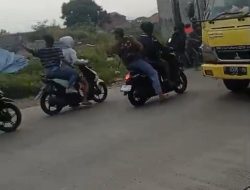 POLSEK, Dramaga Tindak Lanjuti Berita Viral Aksi Tawuran Pelajar Langsung Cek Lokasi Tawuran Berdasarkan Video Viral
