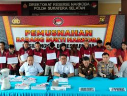 Timsus Ditresnarkoba Polda Sumsel Tangkap Dua Kurir Narkoba, Sita 13.990 Butir Pil Ekstasi