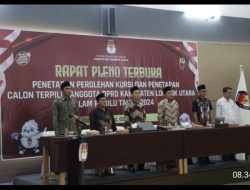 Giat Penetapan Calon DPRD Terpilih Di Amankan Polres Lombok Utara*