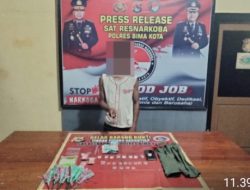Tim Opsnal Sat Resnarkoba Berhasil Ungkap Peredaran Sabu di Sape, Kabupaten Bima
