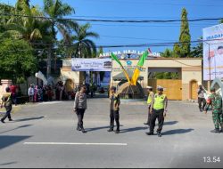 Polsek Ampenan Lakukan Pengamanan Keberangkatan Jemaah Calon Haji