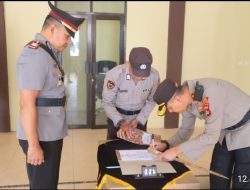Sertijab Kabag SDM di Pimpin Kapolres Lombok Utara
