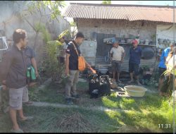 Diduga Korsleting Listrik, Rumah Di Uma Sima Terbakar
