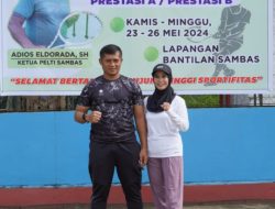 Bantilan Tenis Club Dandim 1208/Sambas Membuka Dan Menjadi Peserta Dalam Pertandingan Persahabatan