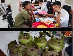 Curi Tabung Gas, 8 Pria Di Kecamatan  Sekarbela Di Amankan