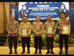 Polresta Mataram Raih Penghargaan Terbaik Penyusunan Peraturan Hukum Antar Satuan Kerja Polda NTB Tahun 2024