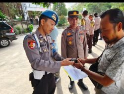Perketat Pengawasan Terhadap Anggota, Sie Propam Polres Loteng Laksanakan Giat Gaktiblin.