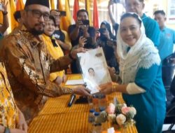 Serius Maju Pilkada Muba 2024, Lucianty Serahkan Berkas Calon Bupati kepada 6 Partai Politik