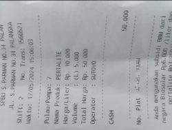 Lagi ” SPBU 6473104 Kota Palangkaraya, Diduga Curangi Pelanggan”!