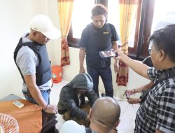 Hendak Mencuri Sepeda Motor Di Parkiran Masjid Al -Jufri Laden, 1 Pelaku Di Amankan Massa