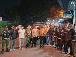 Polsek Megamendung Bersama Instansi Terkait Lakukan Pencegahan Jalur Pasca Nonton Bareng Pertan