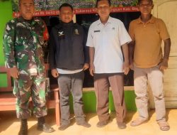 Dorong Program Ketahanan Pangan Babinsa Desa Sukarasa Laksanakan Komsos Bersama Kelompok Tani
