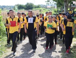 Kapolres Dairi dan anggota, Ikuti Test Kesamaptaan Jasmani (Kesjas) Semester I Tahun 2024