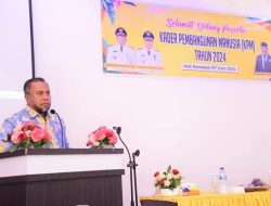 Bupati Labura Membuka Secara Resmi Kegiatan Pembinaan Peranan Kader Pembangunan Manusia