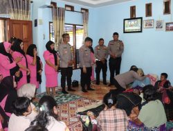 Sampaikan Belasungkawa, Kapolres Dairi Melayat Ke Rumah Duka Almarhum Bripka Jecky