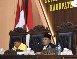 Rapat Paripurna Penyampaian Nota Pengantar Ranperdan Tentang APBD Kabupaten Labuhan Batu Utara TA.2023