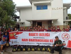 Polda Sumsel Gelar Kegiatan Bakti Religi dengan Membersihkan sejumlah Tempat Ibadah di Kota Palembang dan Berikan bansos, sebagai Wujud Pengabdian Kepada Masyarakat
