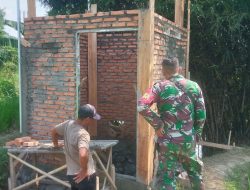 Dukung Ketahanan Pangan Babinsa Desa Tanjungrasa Cek Penempatan Pompanisasi
