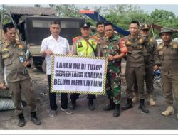 Polsek Tenjo Bersama Instansi Terkait Kawal Pengamanan Langsung Penutupan Usaha Pembakaran Ban Ilegal oleh Muspika Kecamatan Tenjo