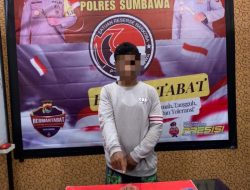 Miliki Belasan Poket Sabu, Seorang Pria Di Ringkus Sat Resnarkoba Polres Sumbawa