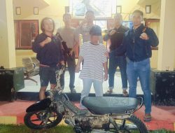 Kurang Dari 2×24 Jam, Polsek Buer Berhasil Ringkus Pelaku Curanmor