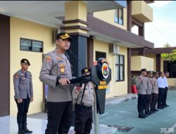 *Pimpin Apel Pagi, Kapolres Lombok Utara Ajak Seluruh Anggota Jalin Soliditas dan Sinergitas*