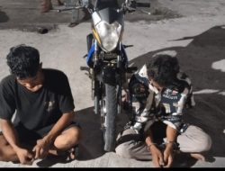 Curi Motor Milik Teman, Dua Terduga Pelaku Diamankan Tim Opsnal Polsek Narmada