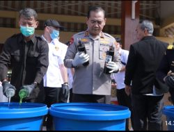 Polda NTB Lakukan Pemusnahan BB Narkotika hasil Ungkap Periode April dan Mei 2024