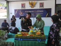 HUT Corps POMAD Ke-78, Denpom lX/2 Mataram Gelar Apel Dan Syukuran