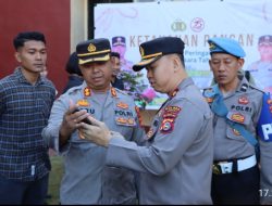 Kapolres Sumbawa Sidak Ponsel Personel Cegah Judi Online