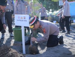 Puluhan Ribu Pohon Ditanam Polda NTB Peringati Hari Bhayangkara ke-78