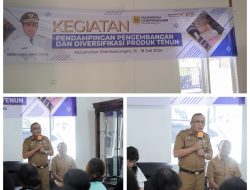 PEMKAB Dairi Lakukan Kegiatan Pendampingan Pengembangan Dan Diversifikasi Produk Tenun Di Silalahi