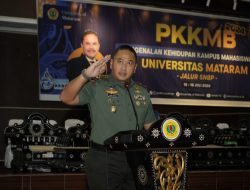 Semarakkan Semangat Kebangsaan di Universitas Mataram: Danrem 162/WB Ajak Mahasiswa Baru Kenali Wawasan Kebangsaan dan Pancasila.