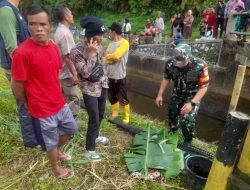Polsek Cibungbulang Bersama TNI Dan Instansi Terkait Cek Lokasi TKP Dan Evakuasi Terkait Penemuan Mayat Bayi di Water Way PT, Tamaris, Bogor