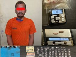 Sat Res Narkoba Polres Dairi Ringkus RMT Kepemilikan Narkoba 32,17 Gram