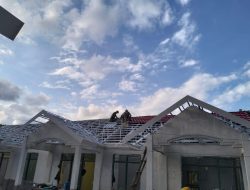 Perehaban Rumah Dinas Swakelola Tahap II Kodim 1615/Lotim Sudah mencapai 63,163%
