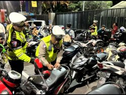 Gelar KRYD Malam Minggu, Sat Lantas Polresta Mataram Tindak Sejumlah Pelanggar