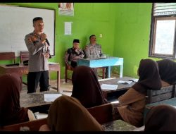 Jadi Pembicara Saat MPLS, Kapolsek Batukliang Paparkan Dampak Bullying Dan Narkotika