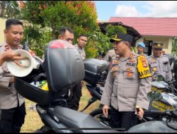 Kapolres Lombok Barat Gelar Kunjungan Kerja dan Silahturahmi di Dua Polsek di Lembar