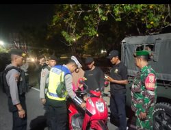 Patroli Gabungan TNI-Polri Ciptakan Kondisi Aman di Malam Minggu: Wilayah Polres Bima Kota Tertib dan Terawasi