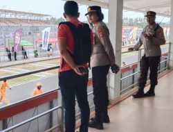 Polres Loteng laksanakan pengamanan Event ARRC 2024 Di Sirkuit Mandalika.