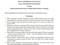 *Breaking News: Hendry Ch Bangun Dipecat!*