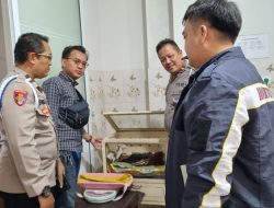 Polsek Parung Olah TKP Terkait Adanya Penemuan Bayi di Kampung Putat Nutug Parung